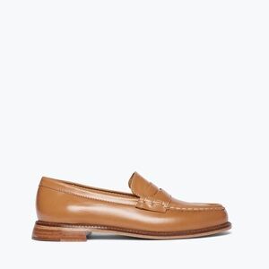 NEW Freda Salvador Elba Penny Loafer in chestnut leather